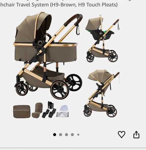 Bebby 1 kinderwagen - h9, 3-in-1